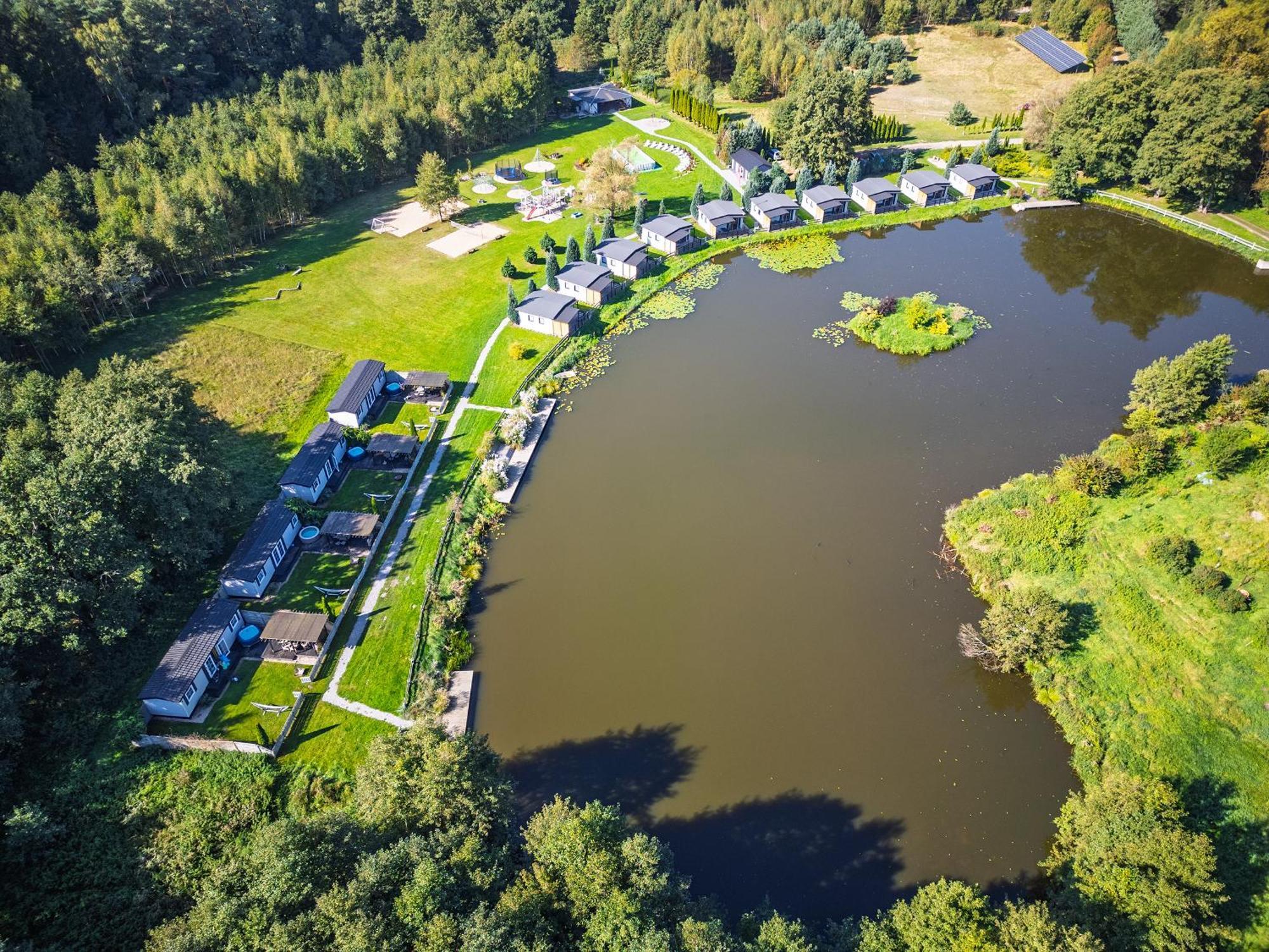 Domki Drewniane Na Splawiu Nad Morzem Ujście-Darłowskie Exterior foto