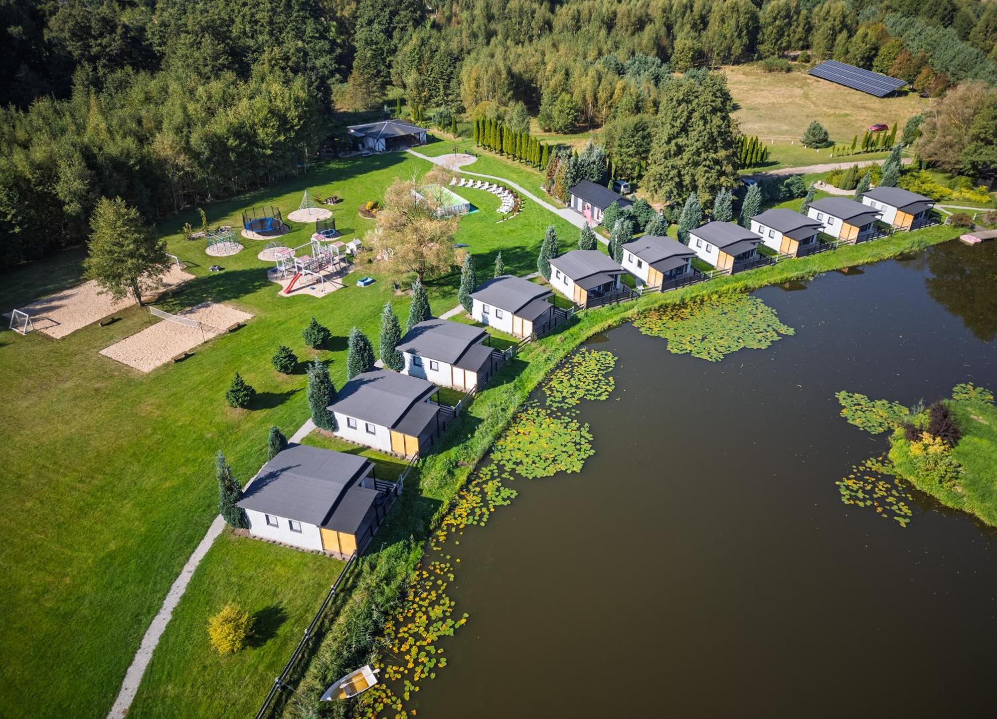 Domki Drewniane Na Splawiu Nad Morzem Ujście-Darłowskie Exterior foto