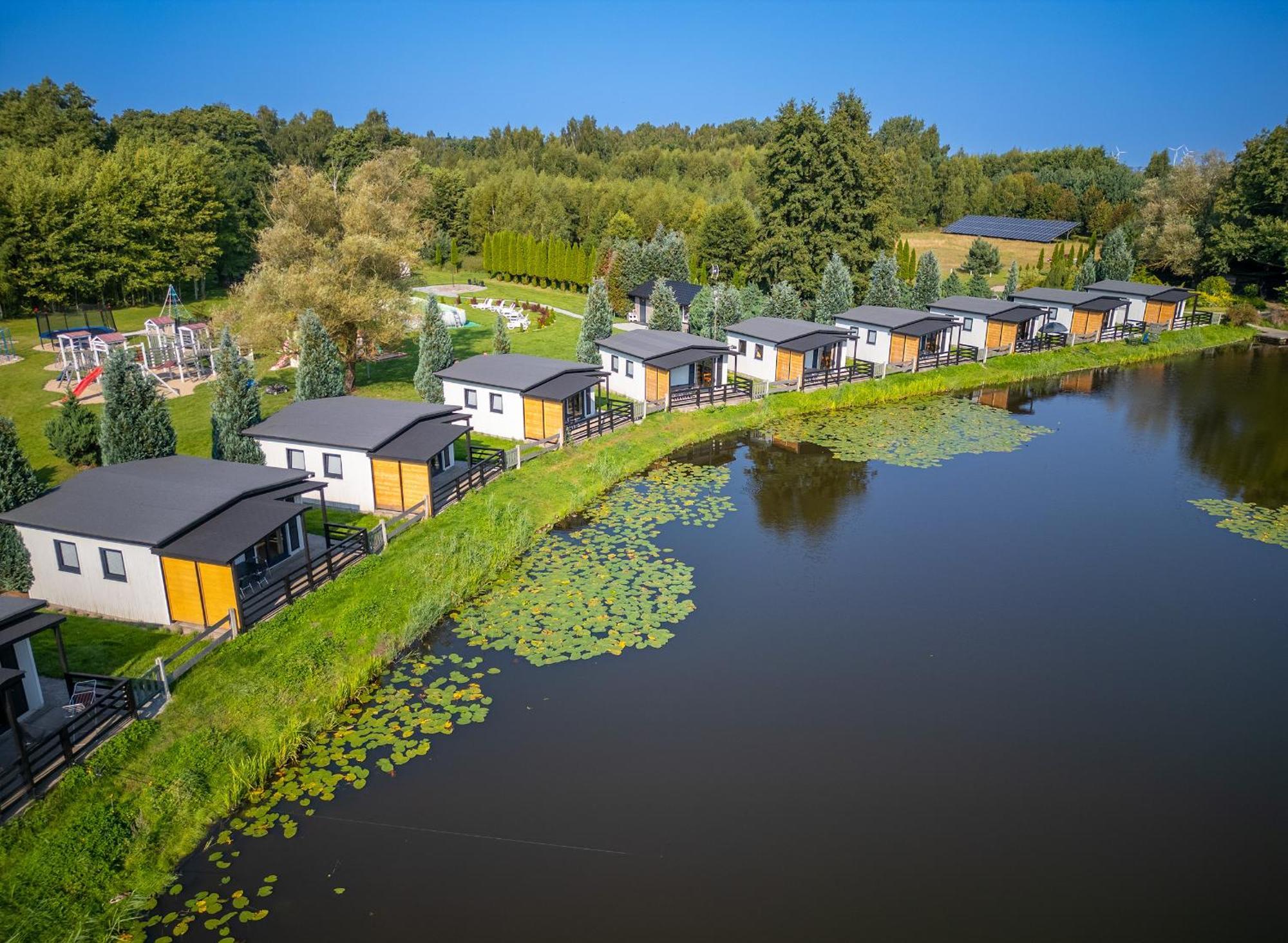 Domki Drewniane Na Splawiu Nad Morzem Ujście-Darłowskie Exterior foto